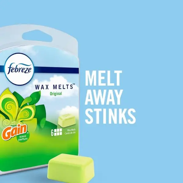 Febreze Wax Melts, Wax Melt Warmer Cubes, Wax Warmer Cubes, Gain Original Scent, 6 packs, 6 cubes each, Air Freshener - Image 2
