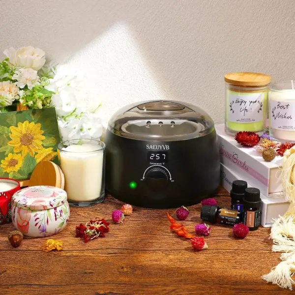 SAEUYVB Wax Melter for Candle Making,Candle Melting Pot,Candle Wax Melter,Multifunctional Wax Melting Tool with LED Temperature Display - Image 7